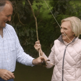 On TV with Mary Berry
