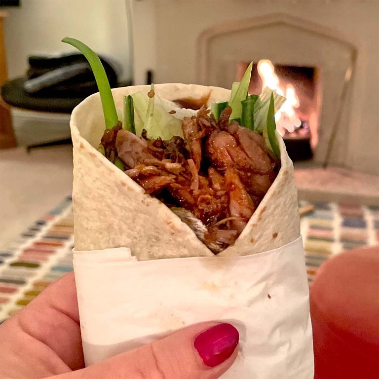 Chinese inspired chicken wraps > The Secret Supper Society
