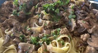 Leftover Meatloaf Pasta