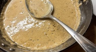 Peppercorn sauce