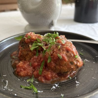 Meatballs with Tomato Sauce