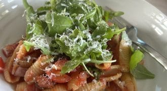 BRT (Bacon, Rocket & Tomato) Pasta