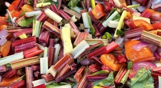 Swiss Chard & Pepper Gratin