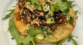Tuna Tostada