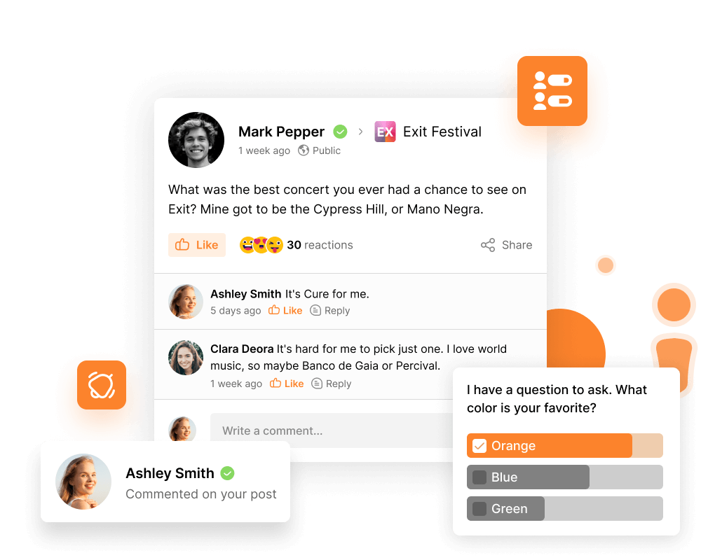 The Table Talk activity feed