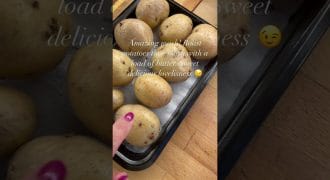Baked mash potato
