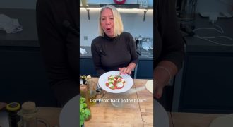 How to get the best flavour into a caprese salad