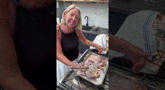 Roast chicken tip: legs to the back
