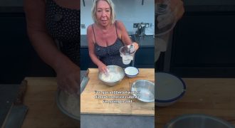 Flaky pastry in a hot kitchen