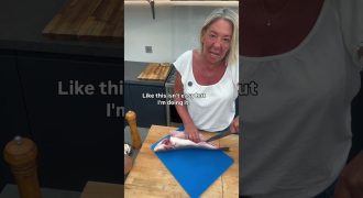 Butterflying a sea bass – a beginner’s view