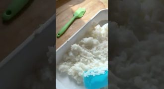 Cooling sticky rice