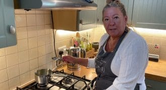 Making crispy sage butter
