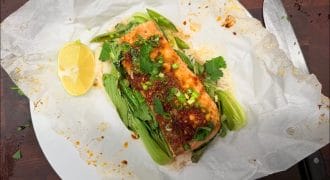 Maple & Chilli Glazed Salmon Parcels